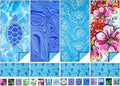 TwoYek Microfiber Beach Towel Extra Large 71x32 inches 4 Pack Bulk | Thin & Lightweight, Sand Free, Super Absorbent & Quick Dry, Oversized Towels for Beach Bath Pool Swim Travel Essentials Gift