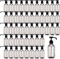 50 Pack Plastic Soap Dispenser Bulk Empty Pump Bottles Dispenser with Long Pump 10 oz Refillable Dish Soap Hand Washing Bottles Lotion Bottle for Kitchen Bathroom(Transparent)