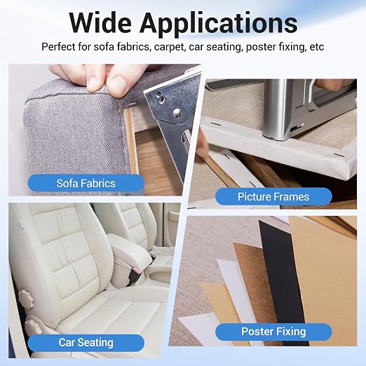 meite JT21 Staples, 3/8 Inch Galvanized Fine Wire Staples for Staple Gun - 1,600 Counts, 7/16" Crown JT21 Staple Refill, Ideal for Upholstery, Crafts, Furniture