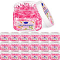 18 Pack Gel Odor Eliminator Beads 8 Ounce Scent Beads Bulk Air Freshener Removing Long Lasting Eliminates Odors for Home, Bathrooms, Cars, Boats, Rvs and Pet Areas(Rose)