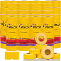 Perco 1 Line Yellow Labels - 240,000 Blank Pricing Labels for Perco Lite, X, Plus and Pro 1 Line Price and Date Guns - 240 Rolls, Case of 30 Sleeves - Made in USA
