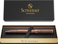 Scriveiner Copper Rollerball Pen - Stunning Luxury Pen, Schmidt Ink Refill, Best Roller Ball Gift Set for Men & Women, Professional, Executive Office, Nice Pens