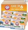Arm & Hammer Essentials Fabric Softener Sheets-Mountain Rain-144ct