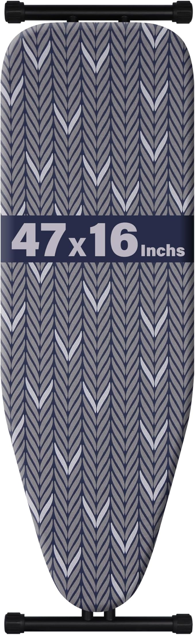 veiox Ironing Board Full Size,Extra-Wide Ironing Area 47''x16'' Durable | Sturdy durable structure·Ergonomic height adjustment·Space-saving fold·Premium long-lasting materials·Large 47x16 surface