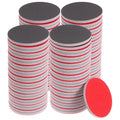 uxcell 100pcs 1200 Grit Sanding Sponge 3 Inch Hook and Loop Sponge Sanding Disc Wet/Dry for Car Wood Drywall Metal