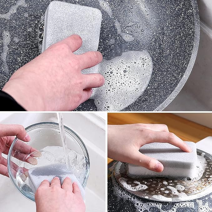Individually Wrapped Sponges Kitchen Dishwashing Sponge Bulk, Non Scratch Dishes Scouring Pad Dishcloth, Odor-Free Sponge Wipes for Household Cleaning Dishes Travel Apartments - Grey (5000 Pack)