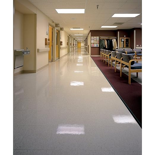 3M Buffer Floor Pad 5100, Red, 20", 5/Case | Removes Soil, Scratches, Scuff Marks, and Black Shoe Heel Marks