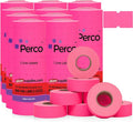 Perco 1 Line Fluorescent Pink Labels - 80,000 Blank Price and Date Gun Labels for Perco Lite, X, Plus and Pro 1 Line Price and Date Guns - 80 Rolls, 10 Sleeves - Made in USA