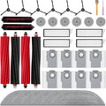 36 Pack S8 MaxV Ultra Accessories Kit Compatible with Roborock S8 Max/MaxV Ultra Robot Vacuum,Main Brushes,Dust Bags,Mop Cloths,Edge Mop Cloths,Filters,Side Brushes,Self-Main Brush