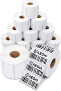 Aegis Adhesives - 2.25" X 1.25" Direct Thermal Labels (12000 Count, 12 Rolls) - UPC Barcode Stickers, Shipping Labels, FNSKU SKU Stickers - Compatible with Zebra and Rollo Printers