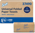 Scott Professional Multifold Paper Towels, Bulk, 16 x 250 Sheets (37490) | Universal, Standard Tier, Narrow Width, Absorbency Pockets, Compressed, Compatible with Universal Folded Towel Dispensers