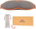 MZOO Pro Breathable Sleep Mask - Complete Blackout Sleeping Eye Mask for Side Sleeper, 3D Zero Pressure & Eyelash Friendly Night Blindfold Eye Covers, Travel Essentials & Birthday Gifts for Women Men
