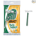 BIC Men's Twin Select Disposable Razor, Sensitive Skin, 10 count (Pack of 3)