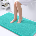 OLANLY Large Bathroom Rugs 40x24, Extra Soft Absorbent Chenille Bath Rugs, Rubber Backing Quick Dry, Machine Washable Bath Mats for Bathroom Floor, Tub and Shower, Home Decor Accessories, Teal