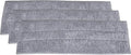 Superio Microfiber Mop Pads, Refill Miracle Mop, Dust Mop Replacement Head 16 Inch Damp Mop Refill for Flat Mop Set, with Velcro-Grey, 3 pack