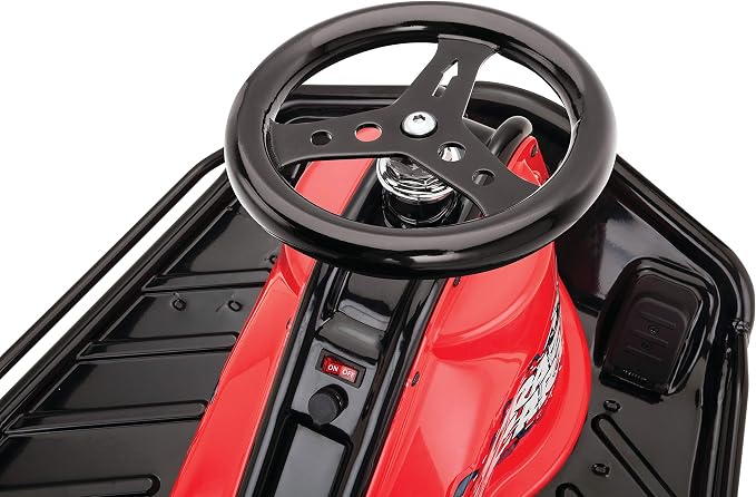 Razor Crazy Cart Sport - 24V Electric Drifting Go Kart, Variable Speed, Up to 12 mph, Up To 40 Minutes of Continuous Use, Drift Bar for Controlled Drifts, Ages 9+