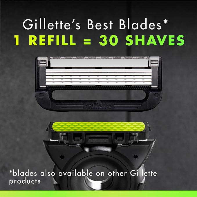 Gillette Labs Razor Blade Shaving Refills for Men, 4 count