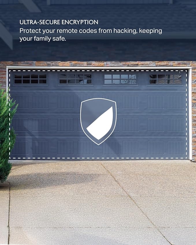 Chamberlain Genuine myQ 3-Button Garage Door Opener Remote, 1,300 ft Range | Ultra-Secure Encryption, w/ longest-range performance up to 1,300 ft. 1-Year warranty, Controls up to 3 garage doors