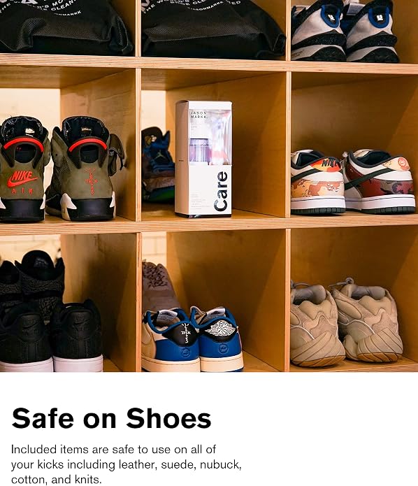 Jason Markk Shoe & Sneaker Travel and Care Kits - Ideal for Footwear, Safe on Leather, Suede, Nubuck, Cotton, Knits