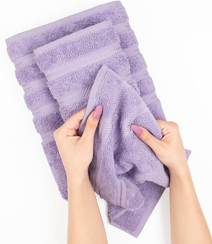 American Soft Linen 100% Cotton Luxury Turkish Towels, 3 Piece Towel Set | Soft Absorbent Quick Dry OEKO Tex Standard 100 Certificated Durable Machine Washable Breathable Premium Hotel Quality
