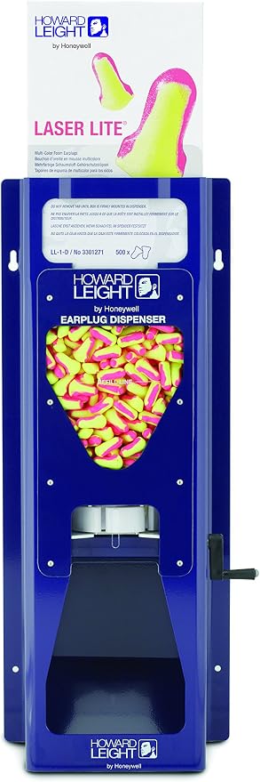 Howard Leight by Honeywell Leight Source 500 Earplug Dispenser (LS-500), blue