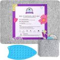 Wool Pressing Mat, 100% New Zealand Wool, 17" x 13.5" Ironing Mat | for Quilters and Sewing Enthusiasts, Complete Craft Kit with Essential Accessories for Quilting, Sewing & Fabric Projects