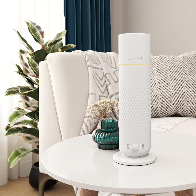 The AirScent Waterless Diffuser - Cold Air Scent Diffuser Oil Machine | for Homes, Offices, Hotels and Spas - Aromatherapy Diffuser for Aesthetic Scenting - White - 4.05 Oz - Fragrance Not Included