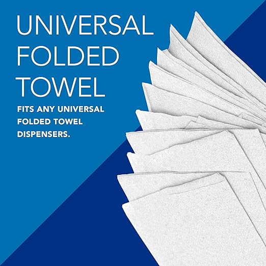 Scott Professional Multifold Paper Towels, Bulk, 16 x 250 Sheets (01804) | Universal, Plus Tier, Absorbency Pockets, Compressed, White, Compatible with Universal Folded Towel Dispensers