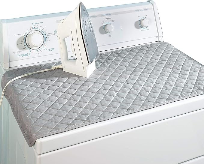 Portable Magnetic Ironing Mat Blanket (Iron Anywhere) Ironing Board Replacement, Iron Board Alternative Cover