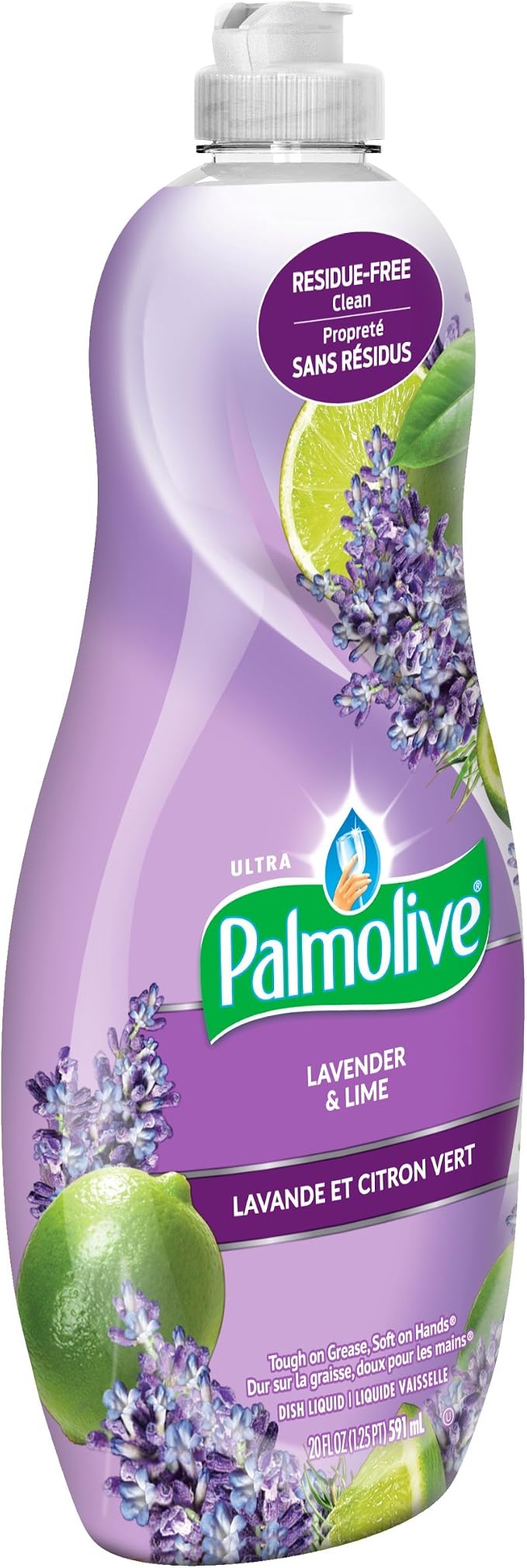 Palmolive Ultra Liquid Dish Soap,Lavender & Lime - 20 Fluid Ounce (9 Pack)