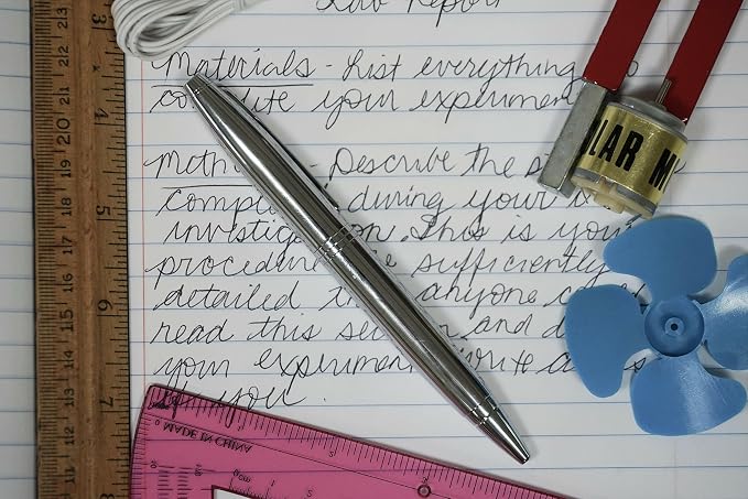 Cross Calais Polished Chrome Ballpoint Pen - High-End Pen for Everyday Use - Professional Desk Essential - Smooth Writing - Durable Construction - Black Ink - Gift Box Included