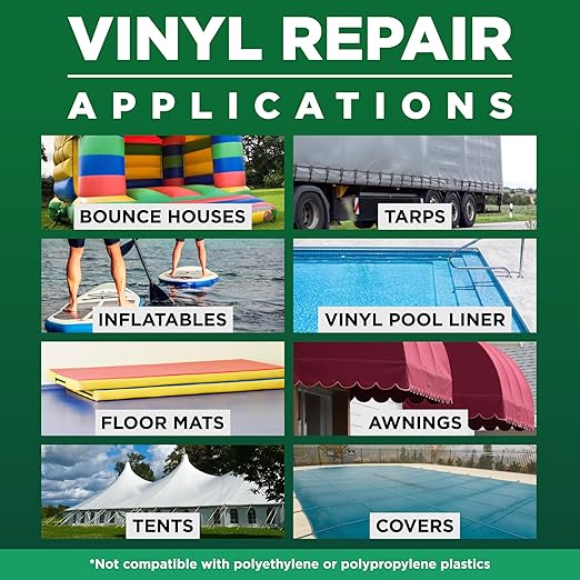 HH-66 Toluene Free Vinyl Cement 1 oz - Vinyl Adhesive, Cement Glue, Industrial Contact Cement for PVC & Vinyl Repair - Waterproof Flexible Vinyl Glue for Tarps, Pool Liners, Inflatables – RH Adhesives