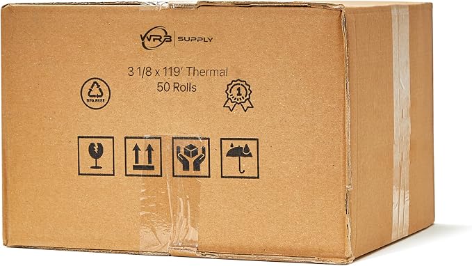 Thermal Paper Rolls 3-1/8 X 119 50 Rolls For Star Micronics SM-T300 SM T300i