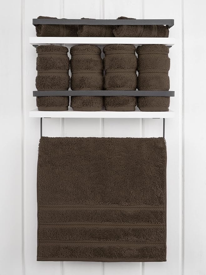American Soft Linen 100% Cotton Luxury Turkish Towels, 4 PC Hand Towel Set | Soft Absorbent Quick Dry OEKO Tex Standard 100 Certificated Durable Machine Washable Breathable Premium Hotel Quality