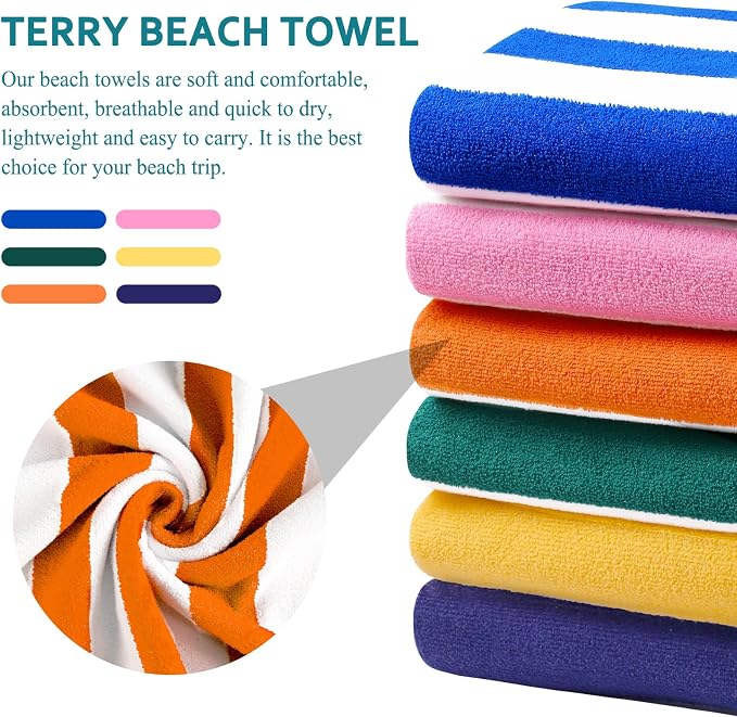 4 Packs Extra Large Beach Towel Bath Towel 72 * 40 Set Bathroom Sheets Bulk Oversized XL Big Absorbent Thick Giant Microfiber Terry Soft Blanket Clearance Turkish Toallas De Playa NOT Cotton Orange