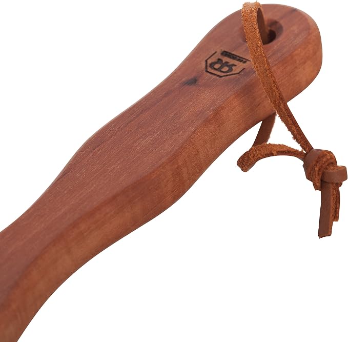 Redecker Clothes Brush with Pearwood Handle, 10-1/2 inches, Natural Bristles Clean Upholstery and All Types of Fabric Gently and Effectively, Hanging Loop for Storage, Made in Germany
