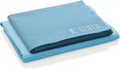 E-Cloth Window Cleaning Cloth Kit - Reusable Durable Towels, Washable & Long Lasting, Glass Cloth for Windows, Mirrors, Cars, Lenses & Screens, Streak Free Shine, Microfiber - Alaskan Blue
