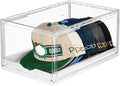 Vtopmart 1 Pack Hat Organizer for Baseball Caps, Clear Hats Holder Box with Drawer, Large Cap Storage with Sliding Tray, Stackable Rack Display Case with Magnetic Door, Each Holds 12 Hats