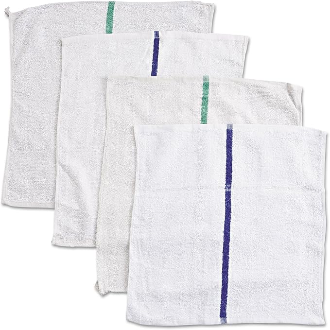 HOSPECO 536-60-5DZBX Cotton Counter Cloth/Bar Mop - White (60/Carton)