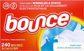 Bounce Fabric Softener Sheets, Fresh Linen Scent, 240 Count
