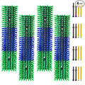 Livestock Scratch Brush With 16 Screws，Animal Back Scratching Brush for Cow,Cattle,Sheep, Horses,Pigs，Massage Grooming Tool(Green, 4pcs)