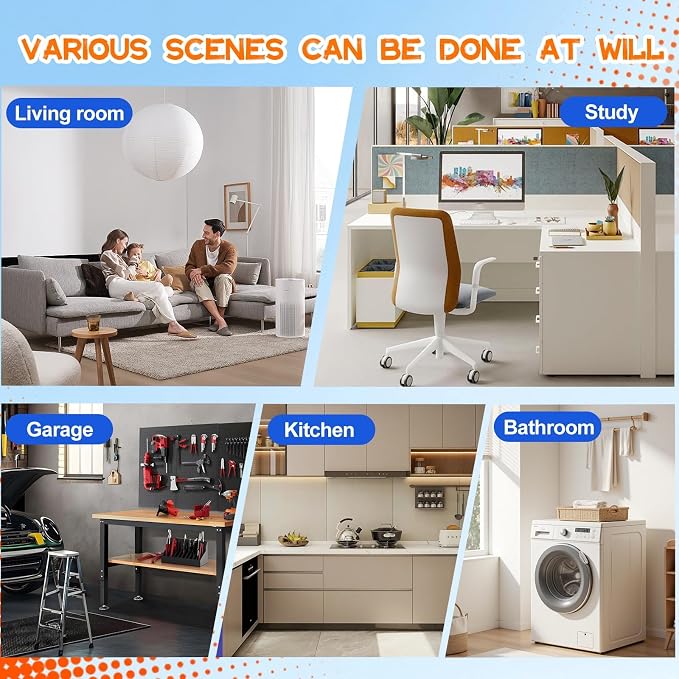 GAIOUS 79" Tall New Update Kitchen Pantry Cabinet, Metal Storage Cabinet | with 2 Doors and 5 Adjustable Shelves, Steel Cupboard for Kitchen Dining Bathroom Bedroom, White, Freestanding, Wider Deeper
