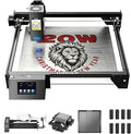 Longer New Upgrade RAY5 20W with Air Pump,440mm*440mm Honeycomb, Y-axis Rotary Roller 360° Rotation with Bracket，8Pcs Laser Engraver Raiser Laser，DIY Engraver Tool for Metal/Glass/Wood