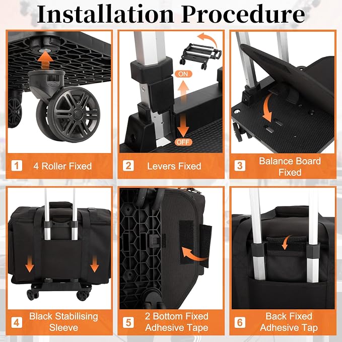 Rolling Dj Cable Bag with Laptop and Microphone Pocket, Dj Bag for Equipment and Music Accessories with Detachable Dividers, Bottom Pad, Dj Gig Bag for Musicians, Professional, Travel, Orange