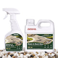 DESHIL Rock Glue for Landscaping with Sprayer - 34OZ Strong Rock Glue for Sand, Pea Gravel & Pebbles, Landscape Glue Binder for Walkway, Patios, Garden and Paths