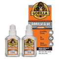 Gorilla Clear Glue, 1.75 Ounce Bottle (Pack of 2) - Crystal Clear, All Purpose, and Water Resistant