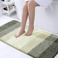 OLANLY Bathroom Runner Rugs Mat 44x24, Extra Soft Absorbent Microfiber Bath Rugs, Rubber Backing, Quick Dry, Washable Long Bath Mats for Bathroom, Tub and Shower, Home Decor Accessories, Dark Green