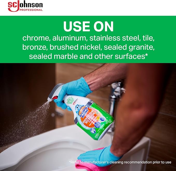 SC Johnson Professional Scrubbing Bubbles Disinfectant Restroom Cleaner, 32oz / Case Qty 8