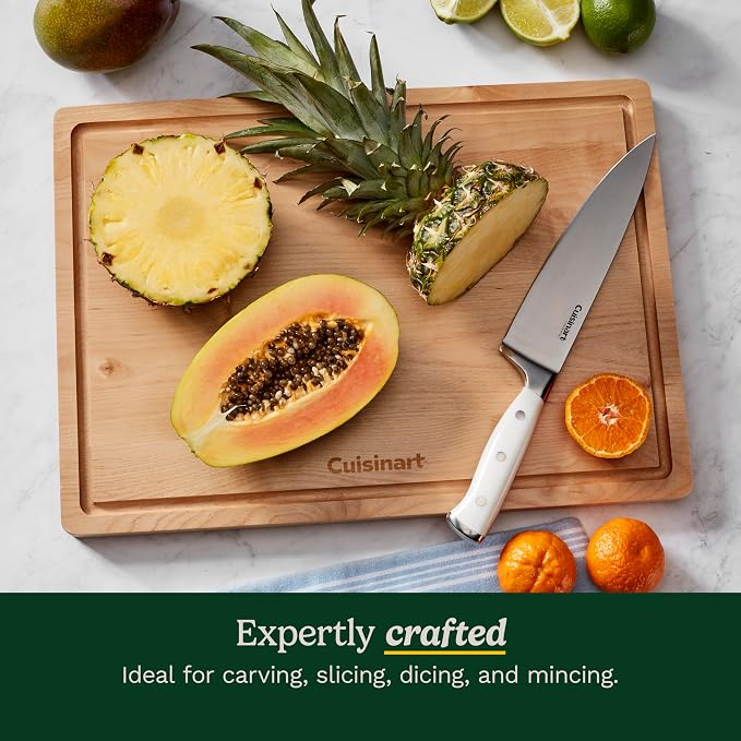 Cuisinart, 17” Maple Wood Cutting Board, CWB-17M
