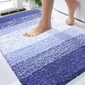 OLANLY Bathroom Rugs Mat 36x24, Extra Soft Absorbent Microfiber Bath Rugs, Rubber Backing, Quick Dry, Machine Washable Bath Mats for Bathroom Floor, Tub and Shower, Home Decor Accessories, Blue-Violet